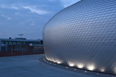 Sportovní hala Dolní Břežany - foto: Petr Šmídek, 2018