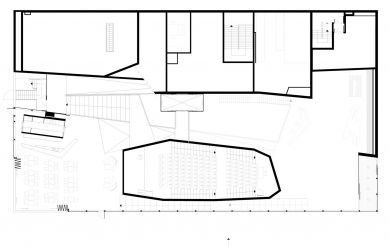 Muzeum současného umění Bretaň - Půdorys přízemí - foto: Odile Decq