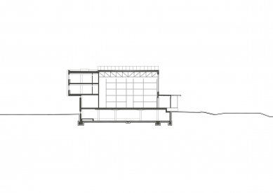 Interpharm distribution and warehouse facility - Řez A - foto: Alexy & Alexy architekti