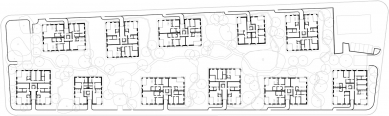 Obytný soubor Escherpark - Situace