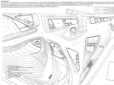 Phaeno Science Center - Floor plan of the ground floor - foto: Zaha Hadid Architects