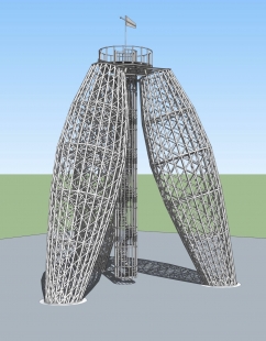 Doubravka Tower - Visualization - foto: Huť architektury Martin Rajniš