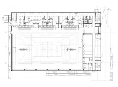 Sports Hall in Poznan - Půdorys přízemí - foto: Neostudio Architekci