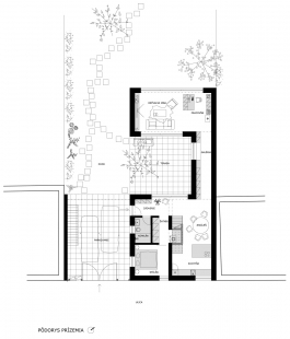 Dom P - <p>Ground floor plan</p> - foto: TOITO architekti