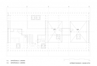The house for the Highlands - Půdorys 3.np - foto: Radek Hadrbolec