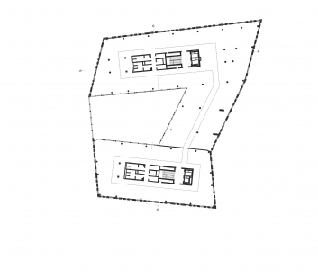 Administrativní centrum PIANO - Půdorys typického podlaží