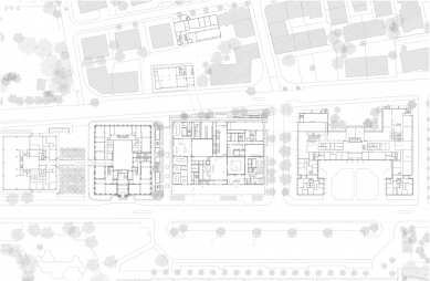 Swiss Re Next office building - Půdorys přízemí - foto: Diener & Diener Architekten