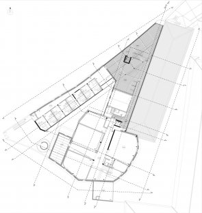 Postgraduate Advanced Training Centre - Půdorys patra - foto: Pitágoras Arquitectos