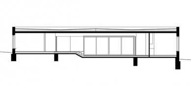 Rodinný dům v Říčanech - Řez - foto: © Ing.arch. Markéta Cajthamlová