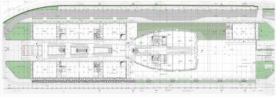 Multifunkční centrum CET - Půdorys přízemí - foto: ONL