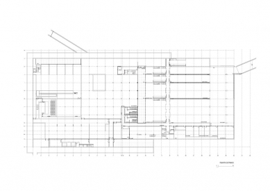 Muzeum a výzkumné centrum Madinat al-Zahra - Půdorys suterénu - foto: Nieto Sobejano Arquitectos