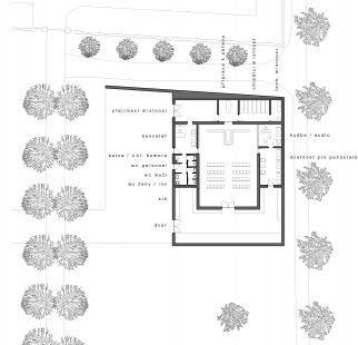 Funeral Chapel in Dobruška - Půdorys