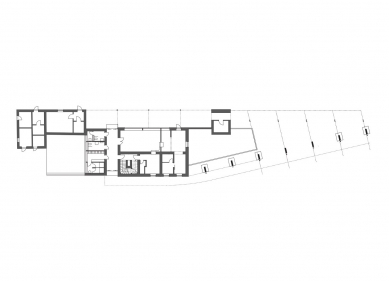 Traffic terminal Nové Město na Moravě - Ground floor plan - foto: knesl + kynčl architekti