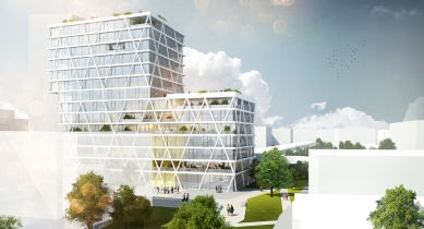 Hlavní sídlo energetické společnosti 50Hertz - Vizualizace - foto: LOVE architecture and urbanism