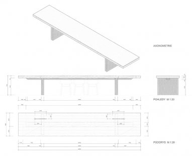 Prodejna drahých kamenů - Kancelářský stůl - foto: henkai architekti