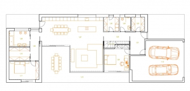 House with a rooftop garden - Floor plan 1st floor