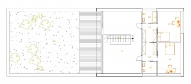 House with a rooftop garden - Floor plan 2nd floor