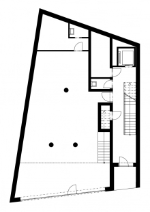 Multifunctional House Vnoučkova - Ground plan 1st floor