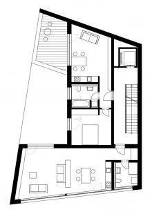 Multifunctional House Vnoučkova - Floor plan 4NP