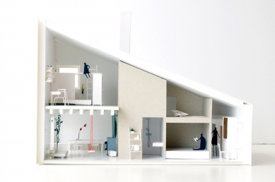 Young family homestead - Photograph of the model - foto: TOITO architekti