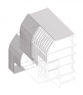 Fakulta televizní a rozhlasové tvorby Slezské univerzity - Axonometrie - foto: BAAS Arquitectura