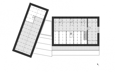 Rodinný dům Bezuchov - Půdorys 2.np - foto: Vesměs architekti