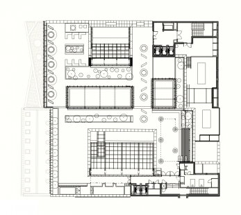 Central European University  - Půdorys 7.np - foto: O'Donnell & Tuomey Architects