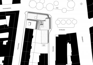 Reconstruction and extension of library OÖ - Situace - foto: Bez + Kock Architekten