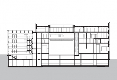 Opera House Linz - Cross section - foto: Terry Pawson Architects