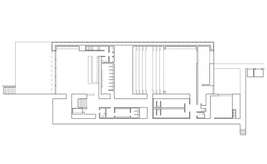 Visual Arts Centre - Půdorys suterénu - foto: Terry Pawson Architects