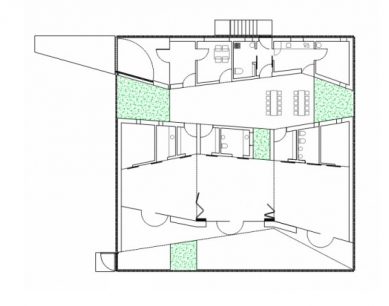 Kindergarden Concepción Saiz Otero - Půdorys přízemí - foto: Abalo Alonso Arquitectos