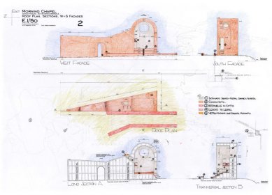 The Morning Chapel - Plány - foto: Flores i Prats Arquitectes