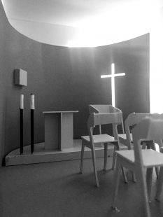Nemocniční kaple v Kroměříži - Fotografie modelu - foto: Chládek architekti