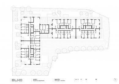 Bužanova Apartments - Floor plan 2nd floor