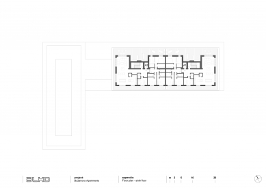 Bužanova Apartments - Floor plan 7th floor