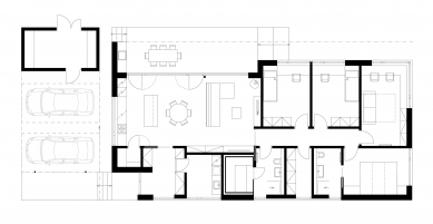 Family House Nový Vestec - <tran>Půdorys</tran>