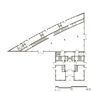 Kant Triangle - Půdorys přízemí - foto: Josef Paul Kleihues