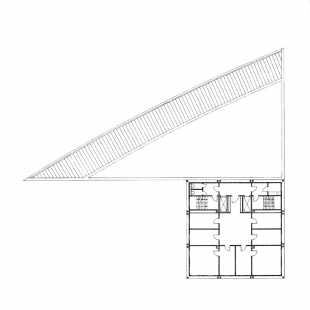 Kant Triangle - Půdorys 5. -10.np - foto: Josef Paul Kleihues