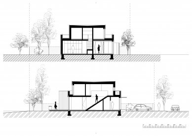 Family house Kiss - Řezy - foto: sebastian nagy architects