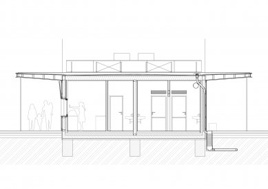 Revitalization of the park and square in Krakow - <Cross section> - foto: Rusina Frei architekti