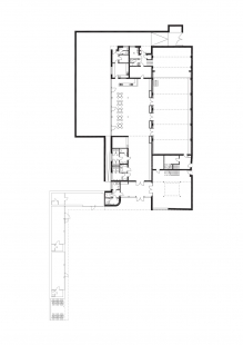 Informační a kulturní centrum Píšť - Půdorys přízemí - foto: knesl + kynčl architekti
