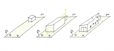 Rodinný dům v Dubči - Schéma - foto: Mooza architecture