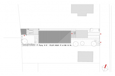 Rodinný dům v Dubči - Situace - foto: Mooza architecture