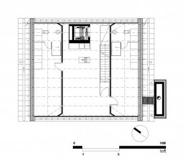 Vila Špindlerův Mlýn  - Půdorys loftu - foto: ra15