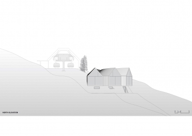 Oberholz mountain hut - Severní pohled - foto: Peter Pichler Architecture