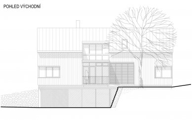 Víkendový dům v České Kanadě - Pohled východní