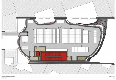 Sídlo nadace Jérôme Seydoux-Pathé - Level 2 - foto: Renzo Piano Building Workshop