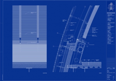 Sídlo nadace Jérôme Seydoux-Pathé - Detail fasády - foto: Renzo Piano Building Workshop