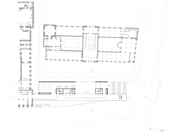 Galerie Jamese Simona - Půdorys patra - foto: David Chipperfield Architects Berlin