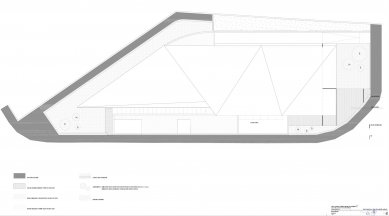 112 Emergency Service Extremadura Office - Výkres střechy - foto: Daniel Jiménez + Jaime Olivera arquitectos